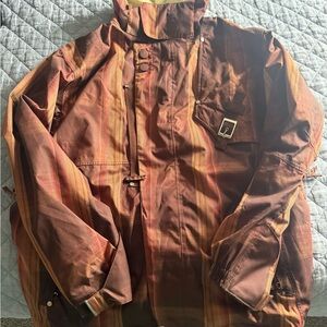 686 Smarty 3-in-1 Ski Snowboard Jacket Brown Orange XL